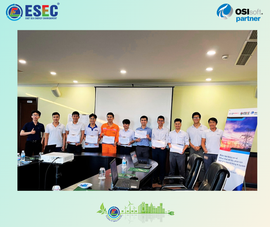 ESEC Organized “Advanced Training Course On Data Analysis & Exploitation Pi System” For Evngenco3
