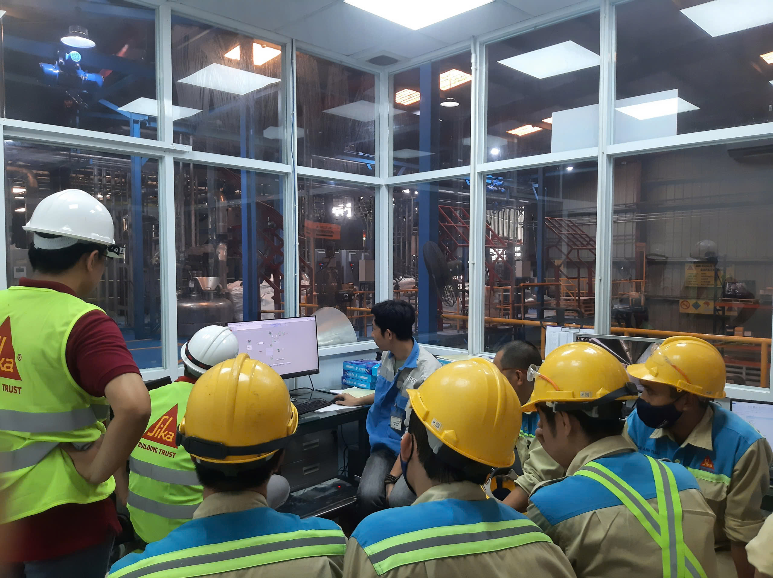 ESEC provides control solutions for the concrete admixtures production line system for SIKA Nhon Trach
