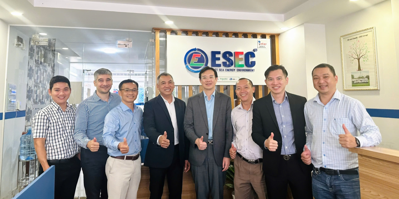 ESEC is honored to welcome Senior Leaders of Schneider Electric Group to visit ESEC Head Quarter.