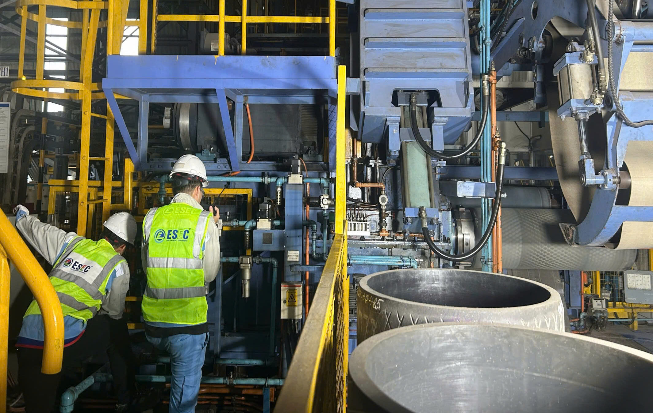 ESEC upgrades the entire VFD system of the steel galvanizing line for NS BlueScope Vietnam